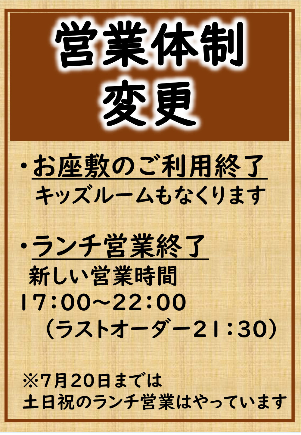 業態変更に伴う営業時間変更-1